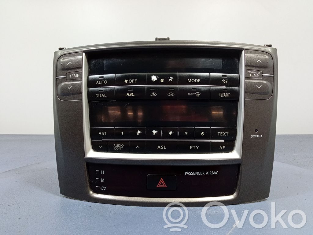 Lexus IS 220D-250-350 Climate control unit 