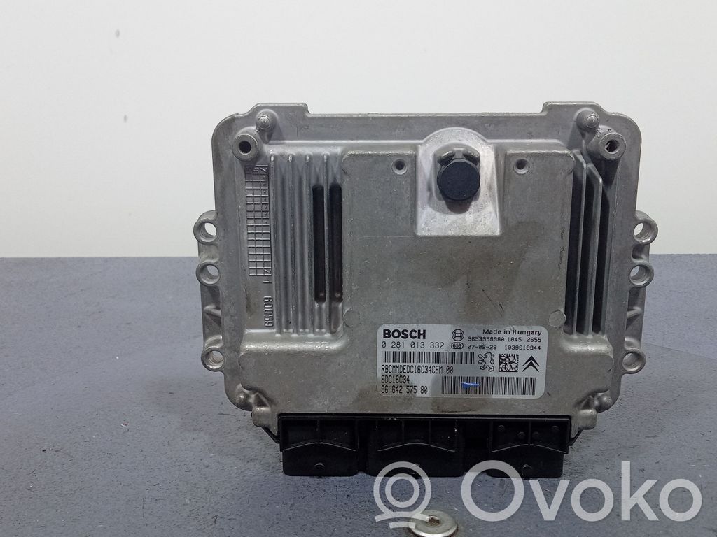 Unidad de control/módulo ECU del motor   9664257580,9664257580