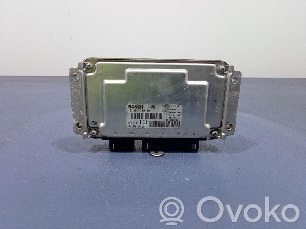 Engine control unit/module ECU   9658477080,9658477080
