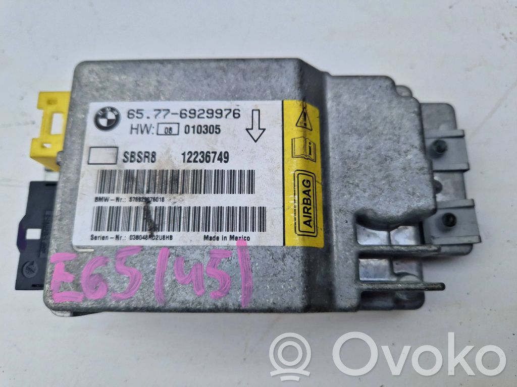 BMW 7 E65 E66 Airbag control unit/module 