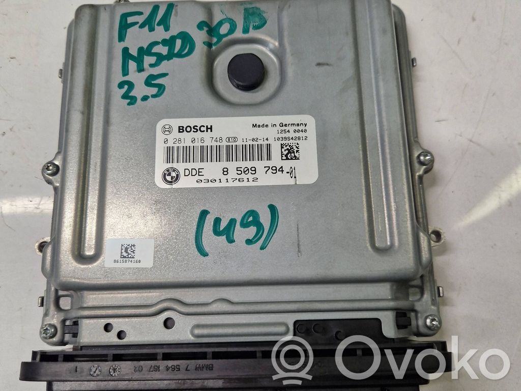 BMW 5 F10 F11 Engine control unit/module 