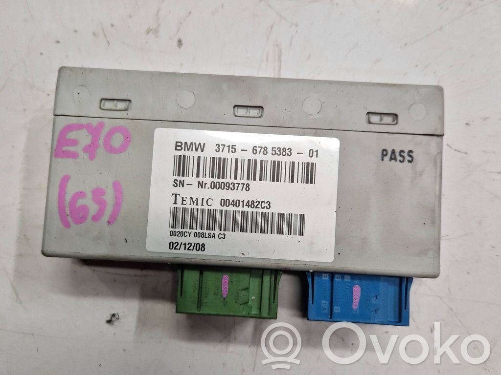 BMW X5 E70 Vadības bloks 