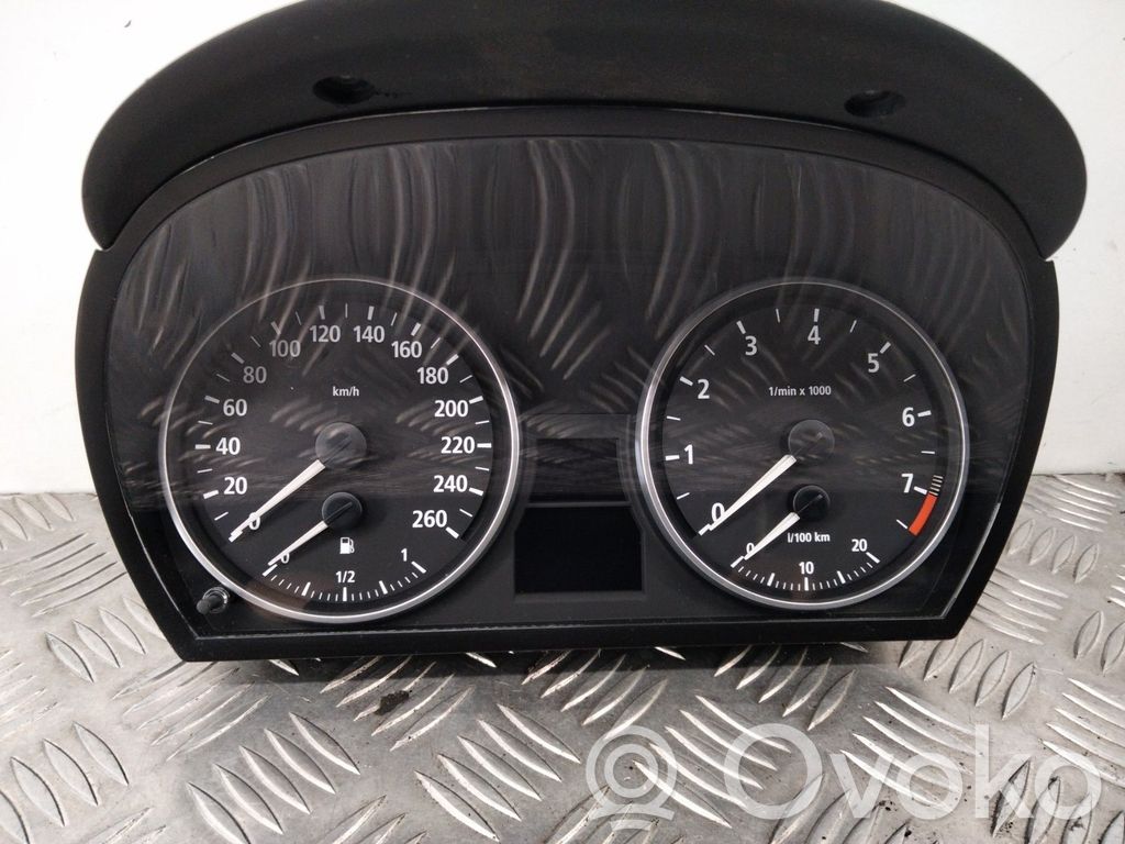 BMW 3 E90 E91 Speedometer (instrument cluster) 