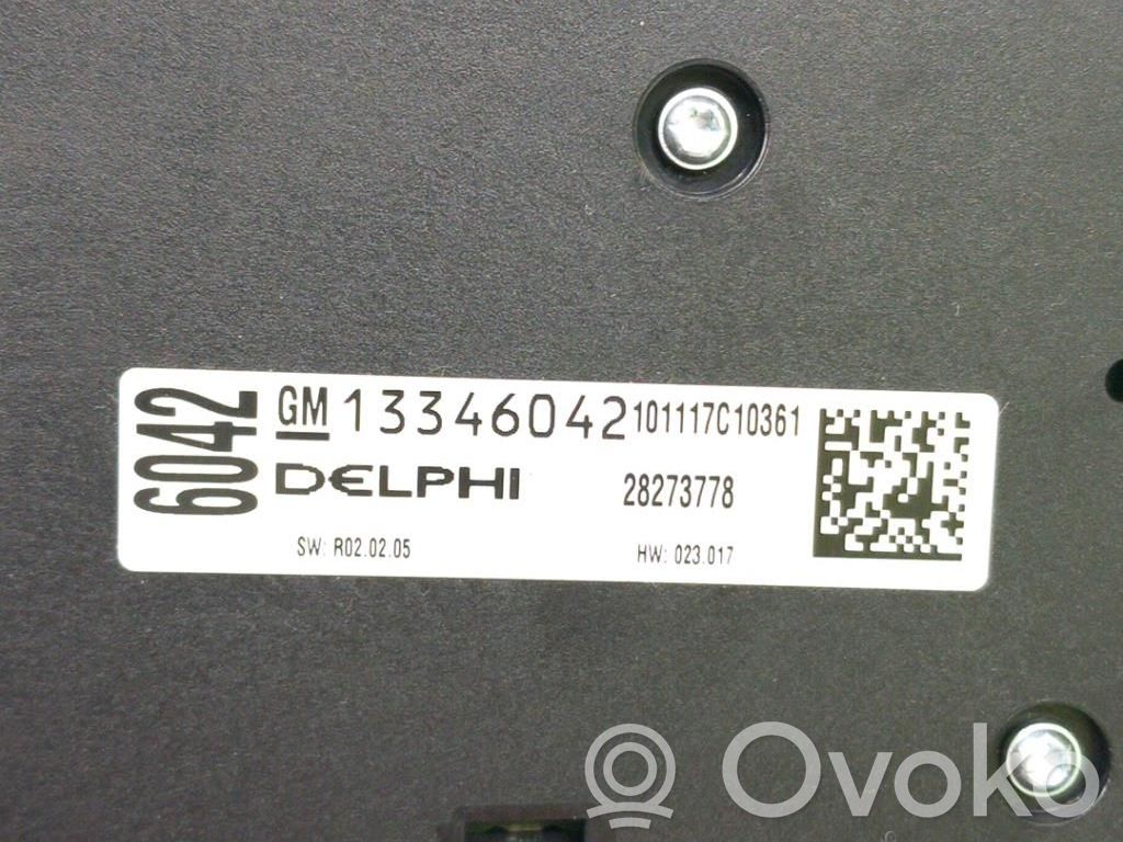 Opel Meriva B Climate control unit 