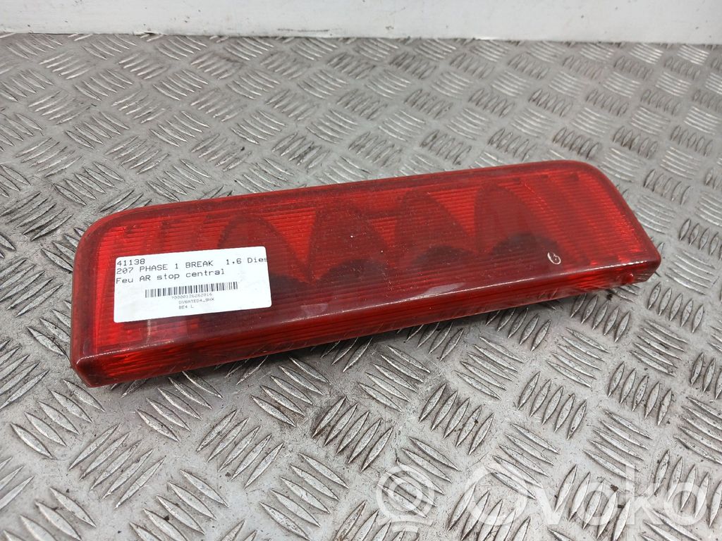 Peugeot 207 Third/center stoplight 