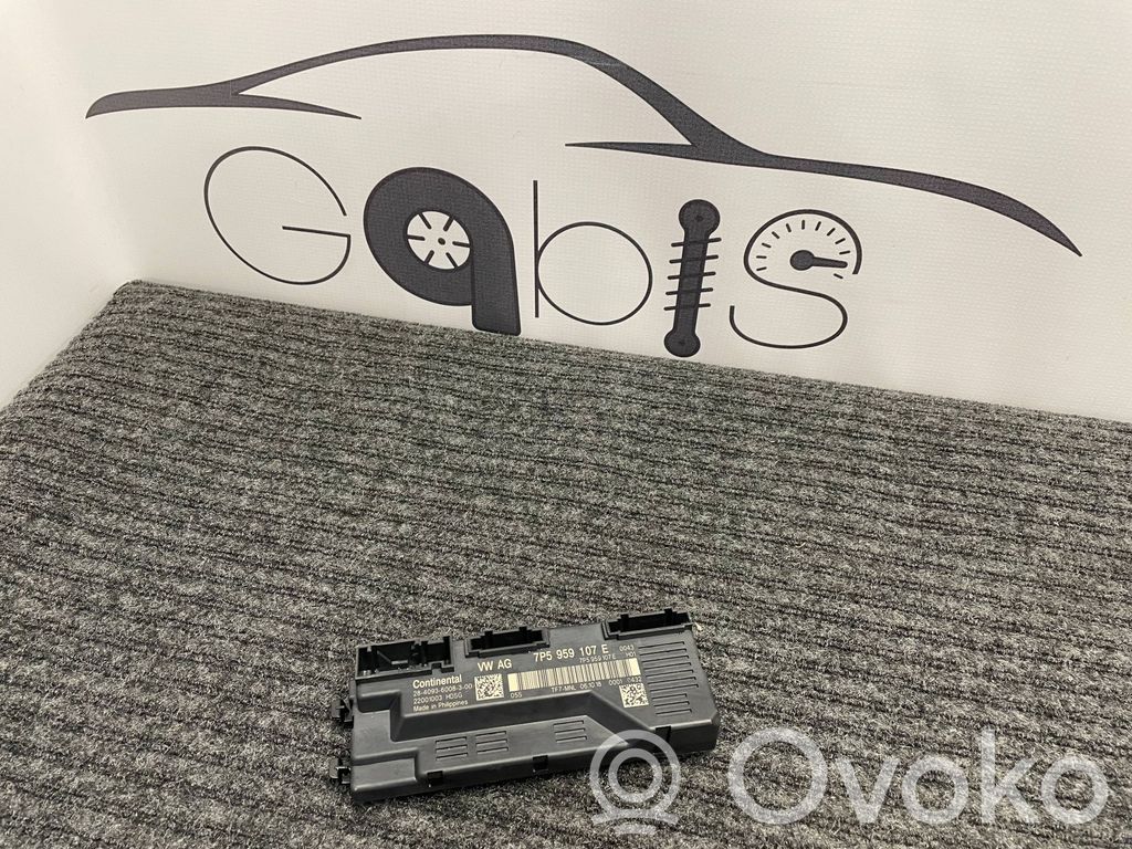 Tailgate/trunk control unit/module   7P5959107E,7P5959107B