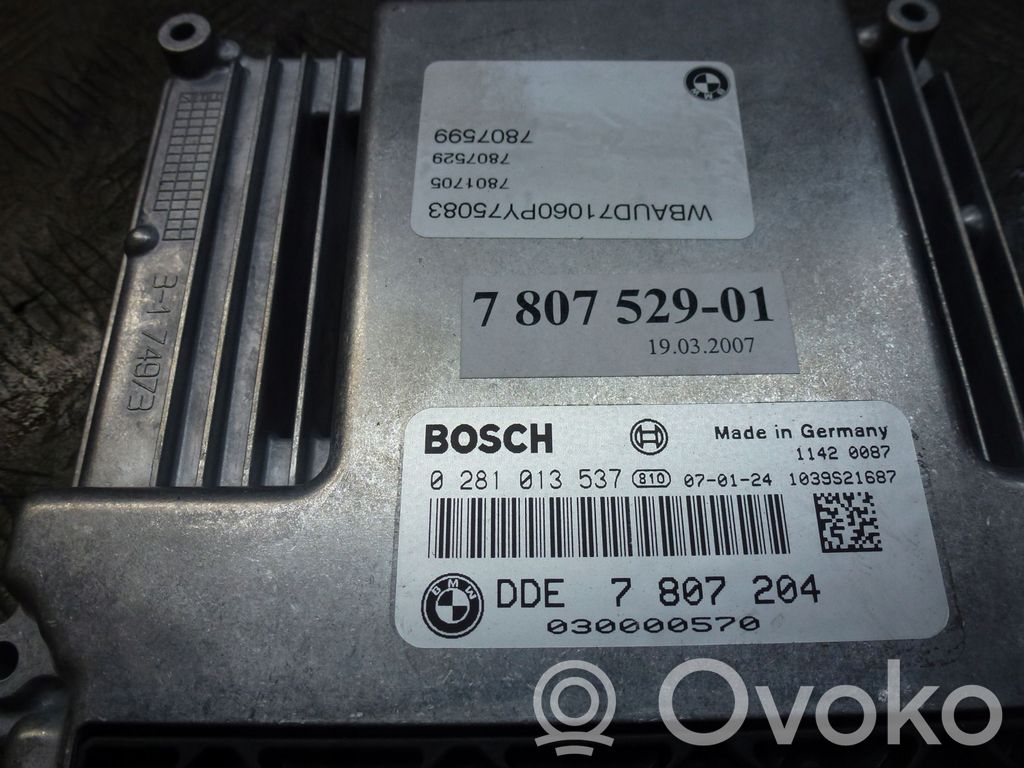 BMW 1 E81 E87 Engine control unit/module 