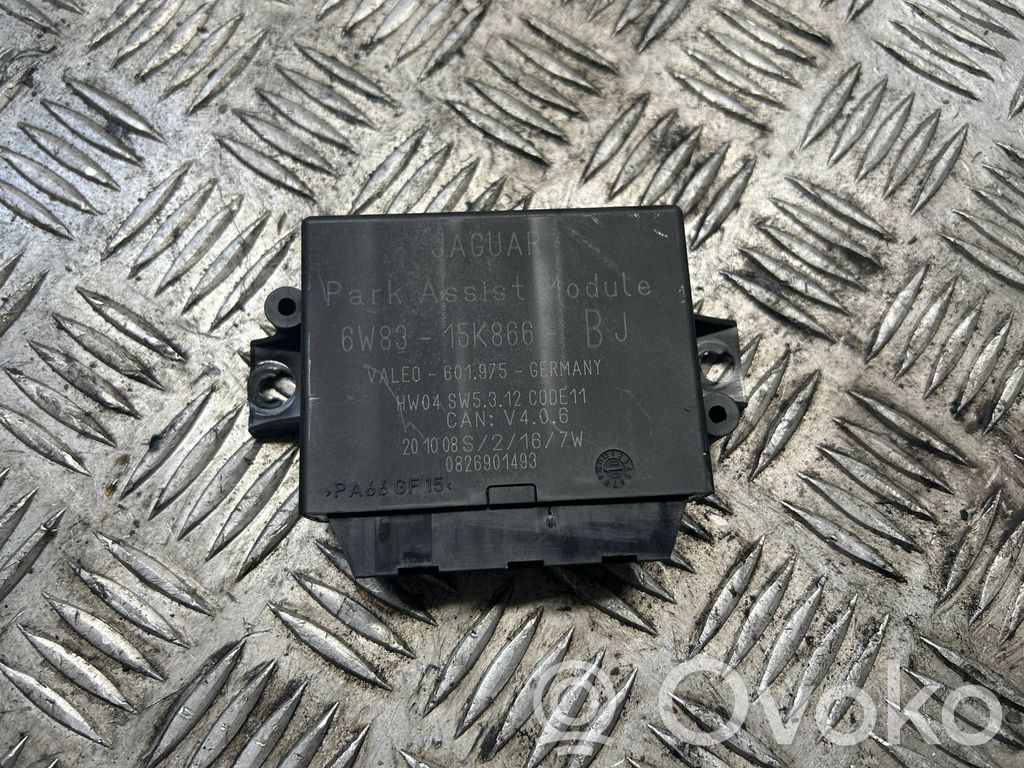 Jaguar XF X250 Unité de commande, module PDC aide au stationnement 