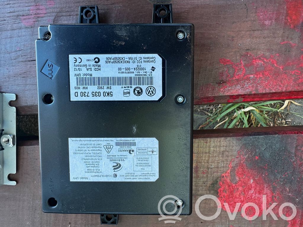 Bluetooth control unit module   5K0035730D,1000224005000