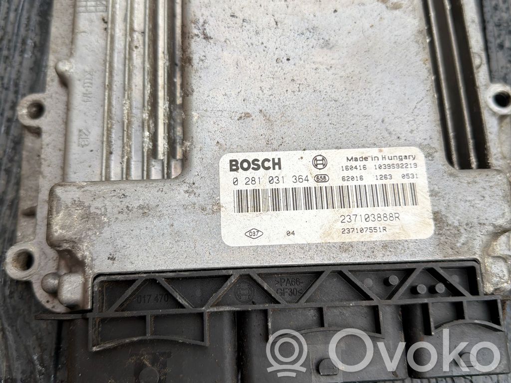 Engine control unit/module   0281031364,237103888R