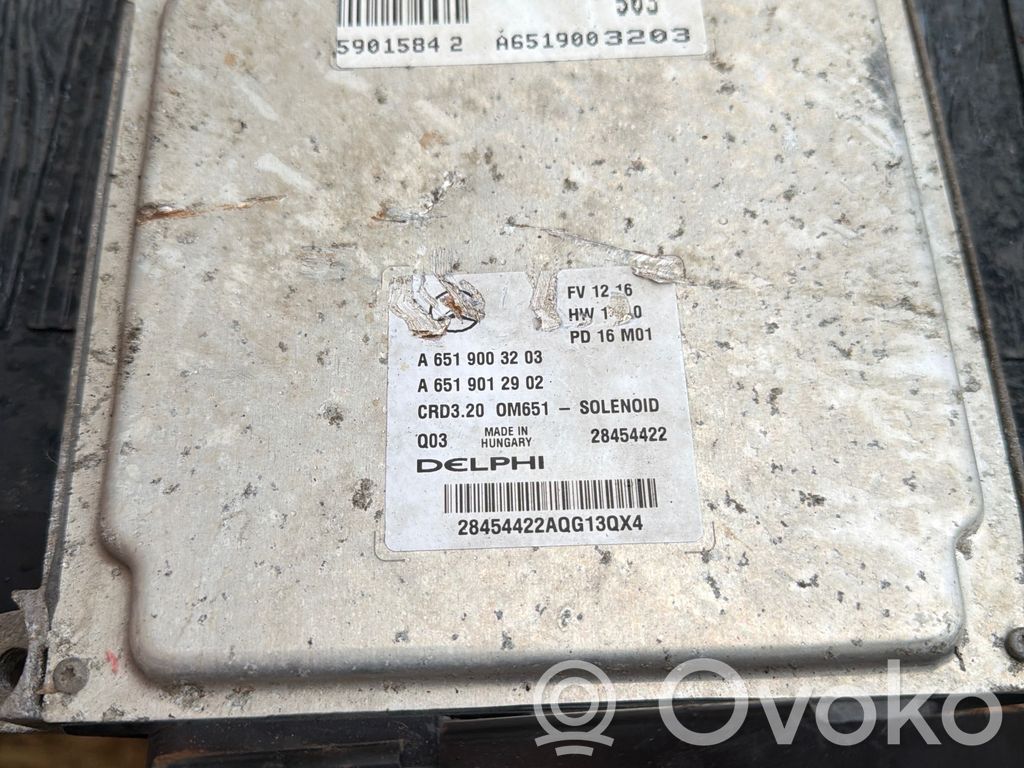 Engine control unit/module   A6519003203,A6519012902