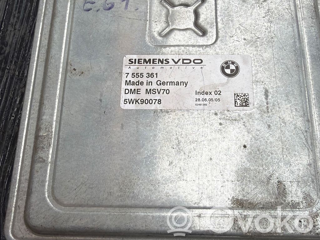 BMW 3 E90 E91 Engine control unit/module 