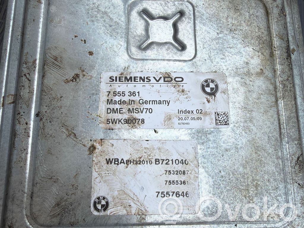 BMW 6 E63 E64 Engine control unit/module 