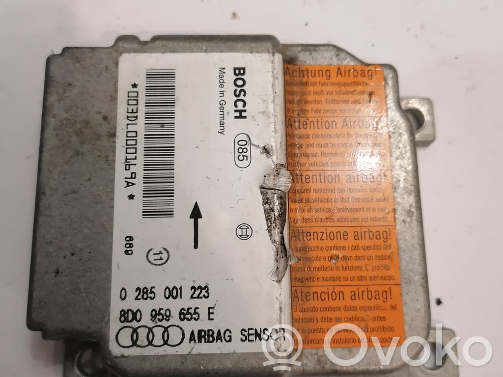 Audi A3 S3 8L Airbag control unit/module 