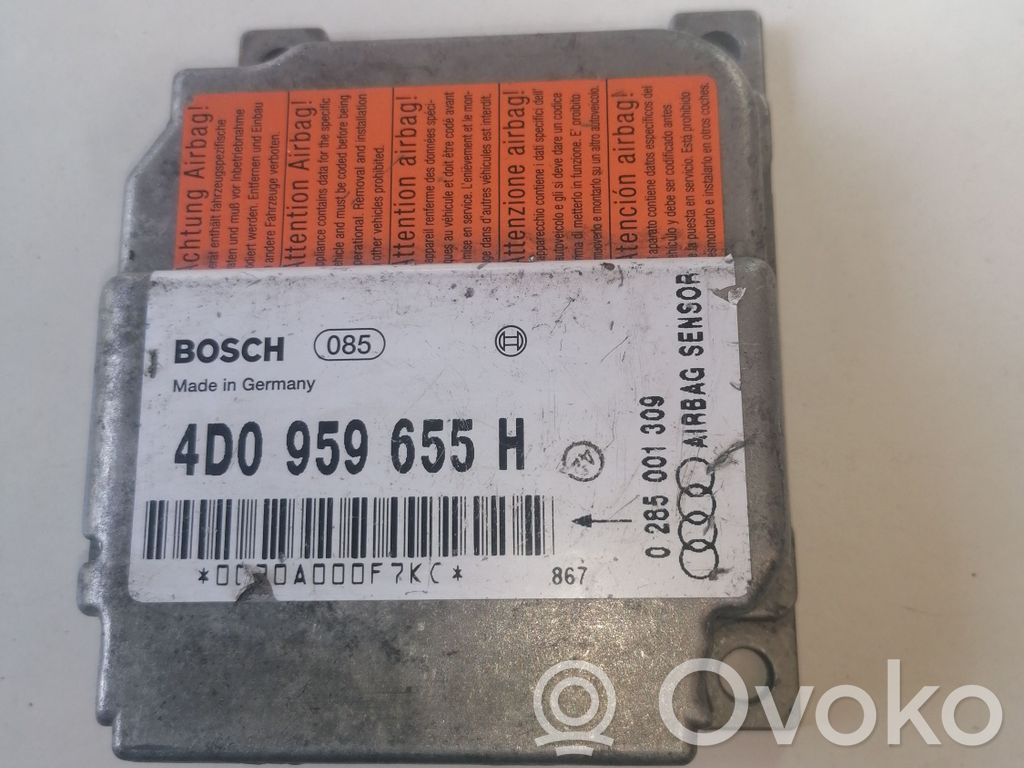 Audi A8 S8 D2 4D Airbag control unit/module 