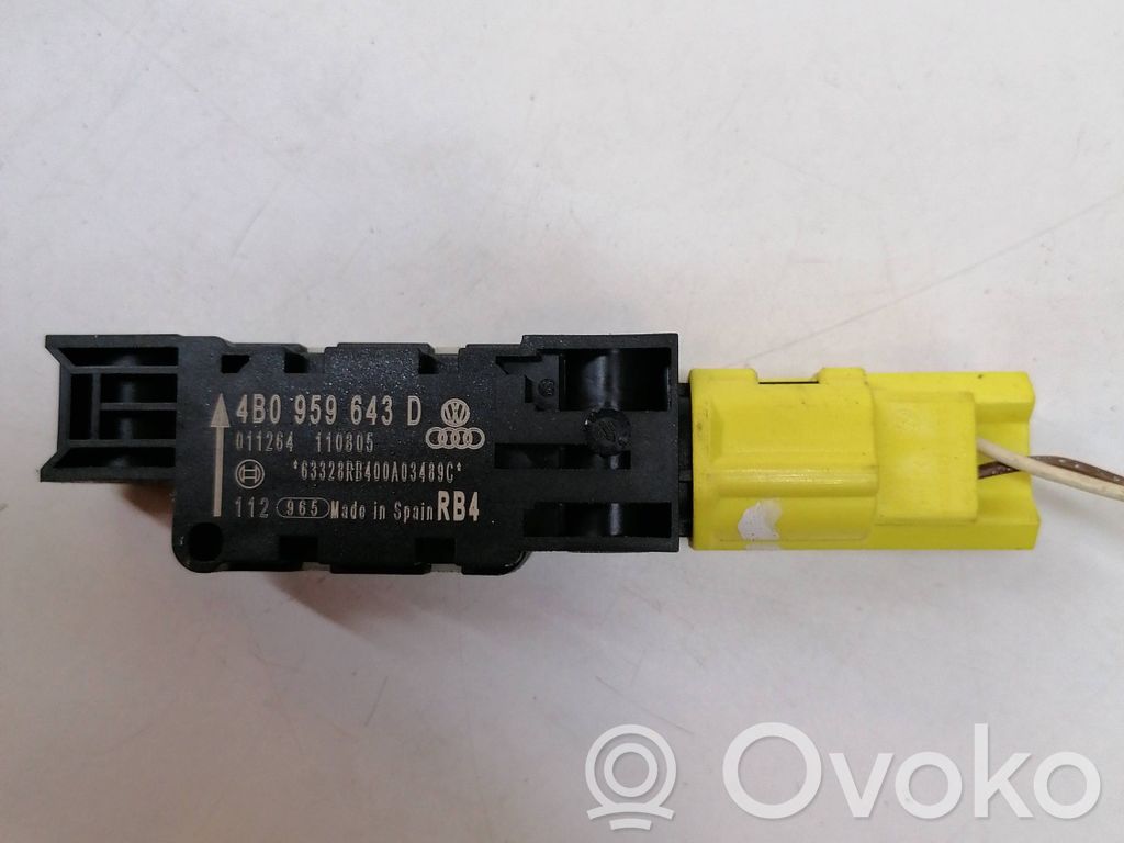 Sensor impacto/accidente para activar Airbag   4B0959643D,011264,110805