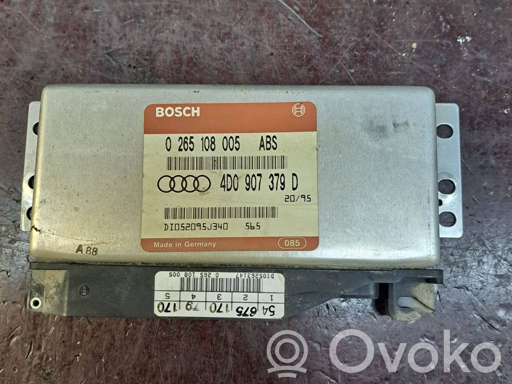 Unidad de control/módulo del ABS   4D0907379D,0265108005,DT052095J340
