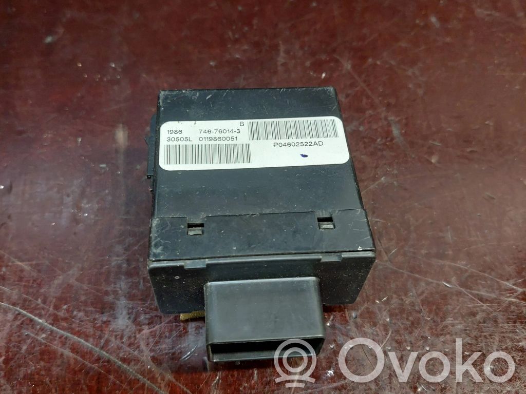 Autres unités de commande / modules   0119860051,P04602522AD,746760143