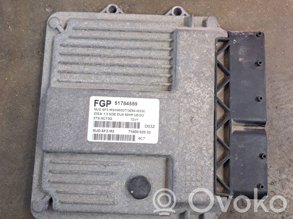 Fiat Idea Engine control unit/module 