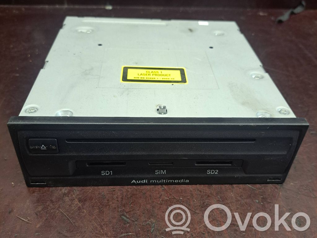 Audi A8 S8 D3 4E Radio/CD/DVD/GPS-pääyksikkö 