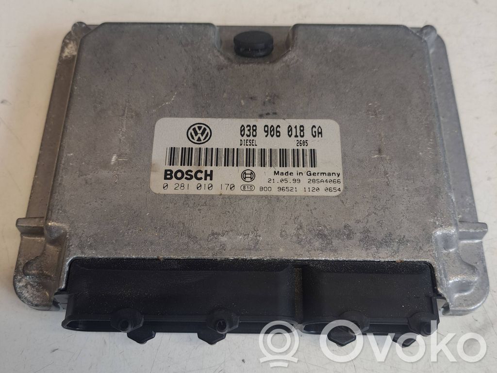 Engine control unit/module   038906018GA,28SA4066,0281010170