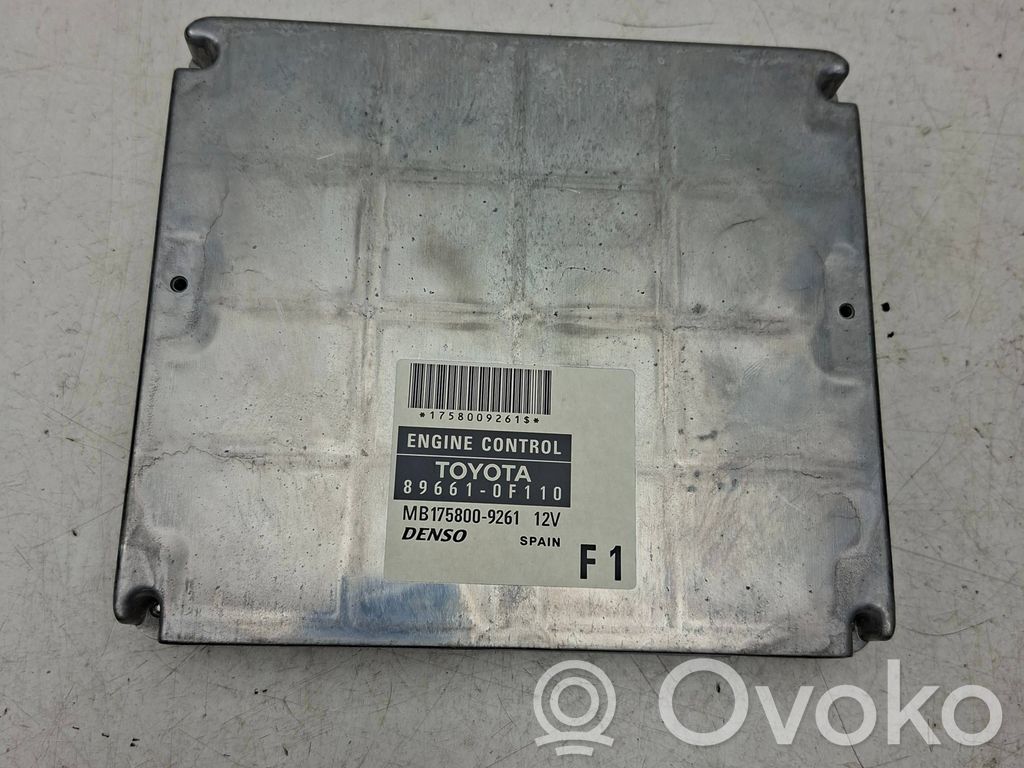 Toyota Corolla Verso AR10 Engine control unit/module 