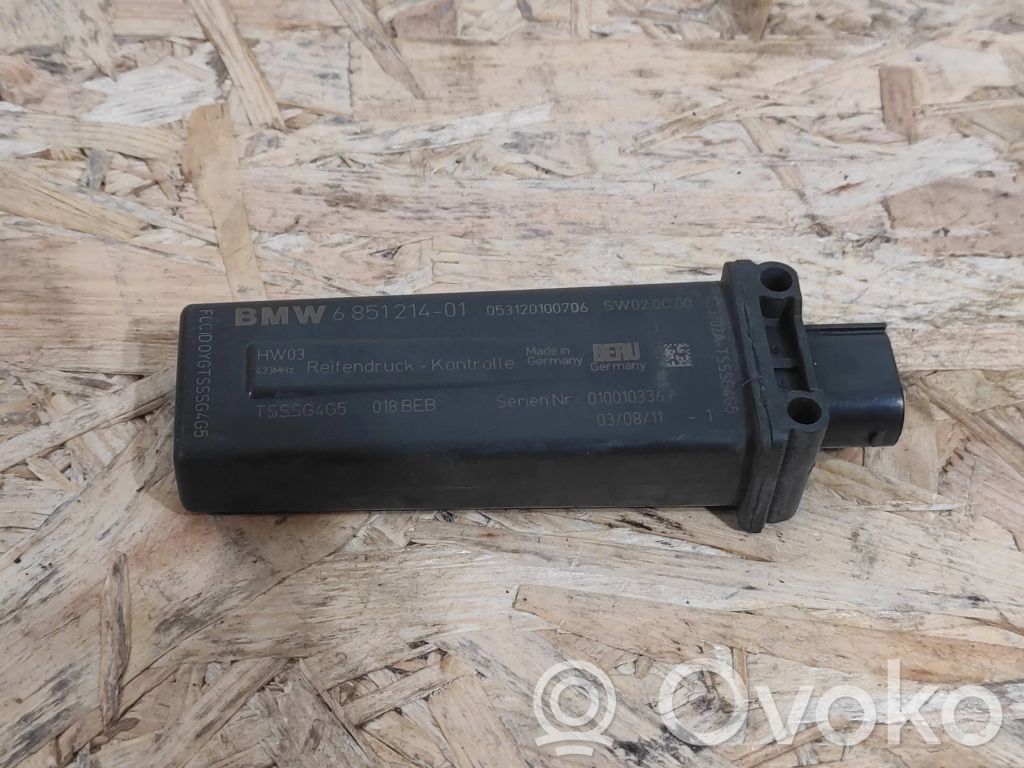 BMW 7 F01 F02 F03 F04 Sterownik / Moduł kontroli ciśnienia w oponach 