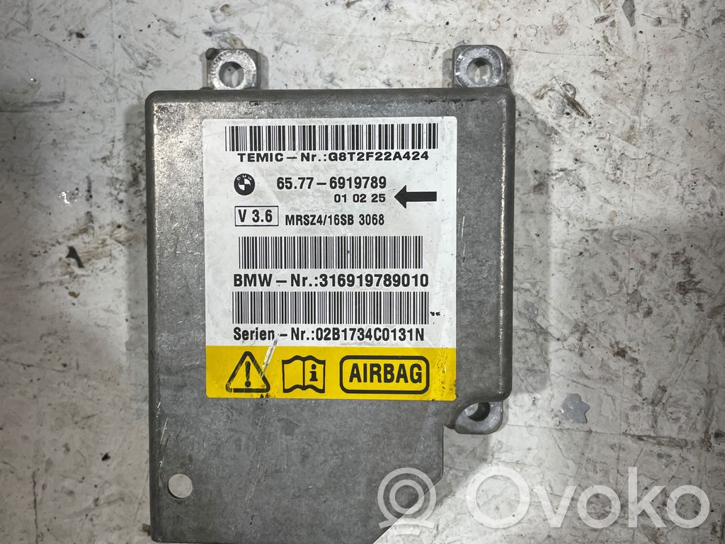 BMW 5 E39 Airbag control unit/module 