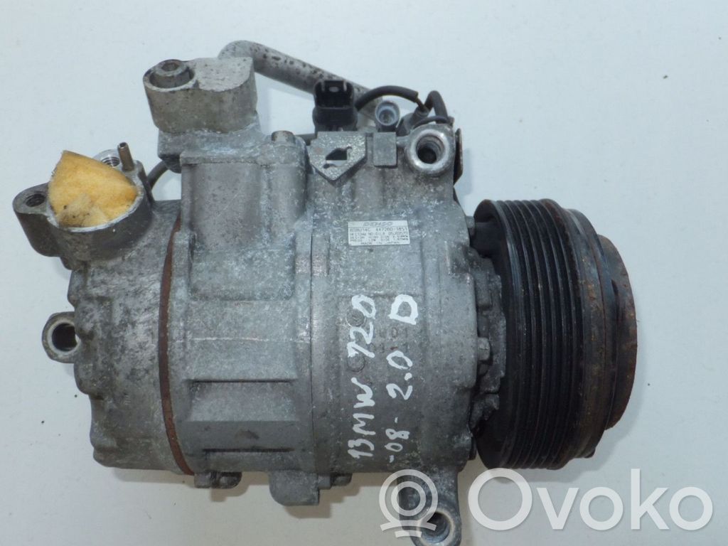 Ilmastointilaitteen kompressorin pumppu (A/C)   6987862,DENSO6SBU14C447260851,BMW6987862,BMW6987862DENSO6SBU14C447260851
