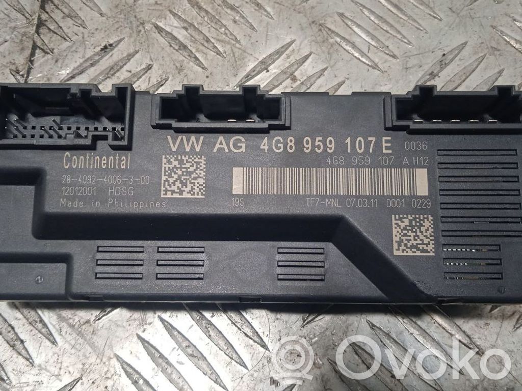 Audi A7 S7 4G Tailgate/trunk control unit/module 