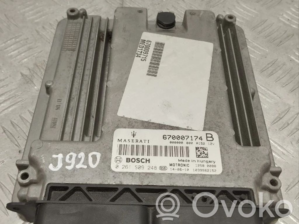 Maserati Quattroporte Engine control unit/module 