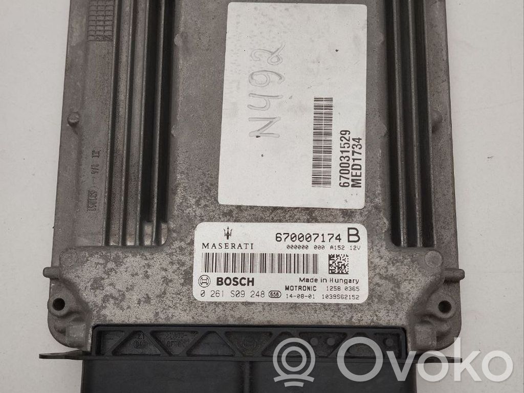 Maserati Ghibli Engine control unit/module 