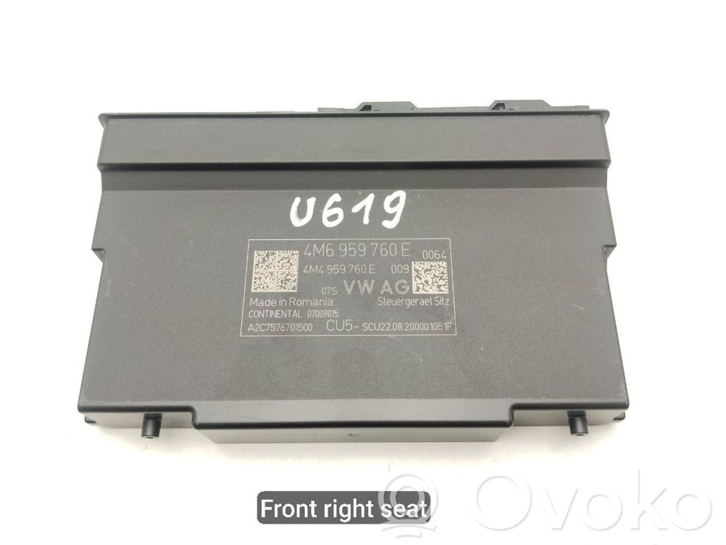 Porsche Cayenne (9Y0 9Y3) Module de commande de siège 
