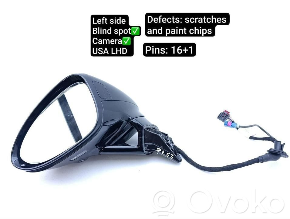Porsche Panamera (971) Front door electric wing mirror 