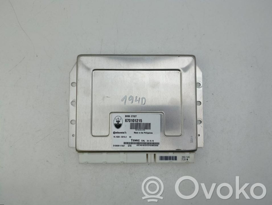 Maserati Levante Module de commande suspension 