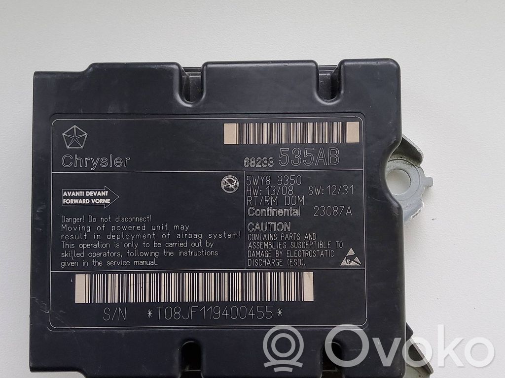 Chrysler Town & Country V Airbag control unit/module 
