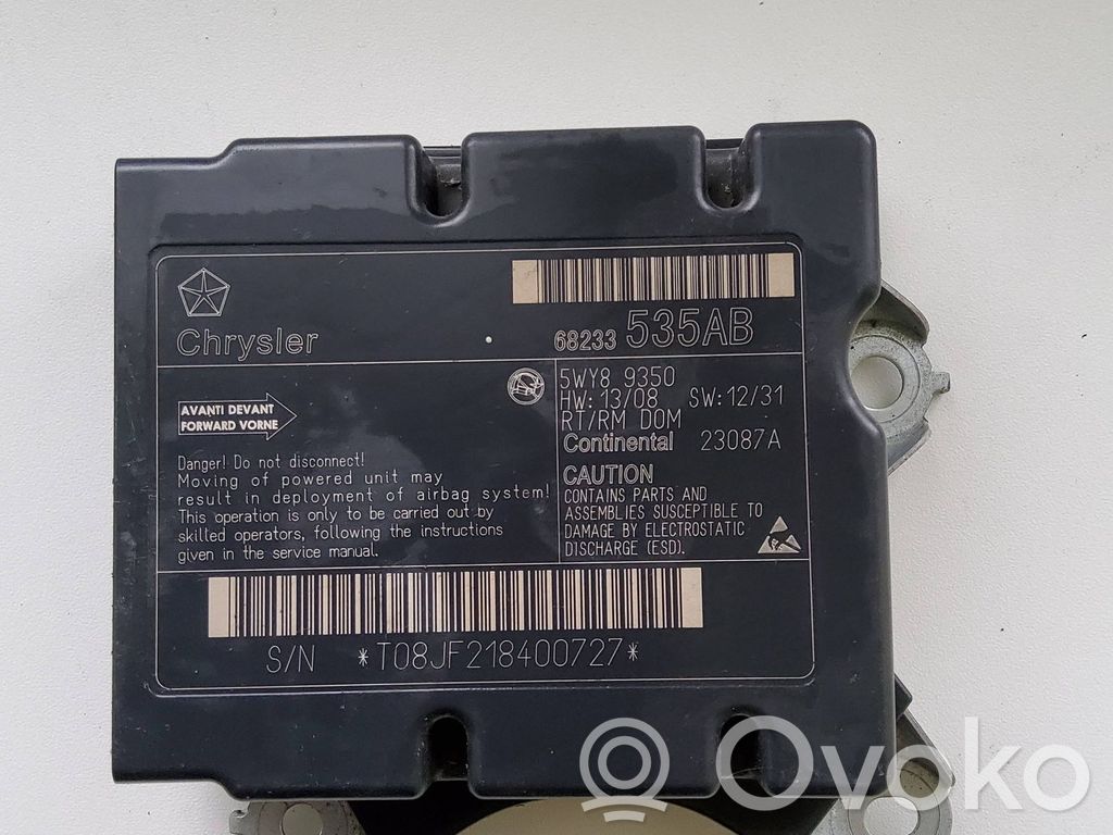 Chrysler Town & Country V Airbag control unit/module 