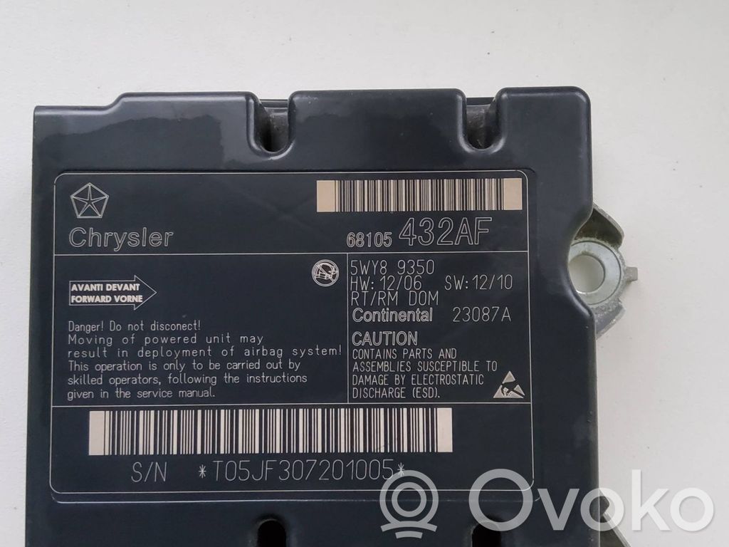 Dodge Grand Caravan Airbag control unit/module 