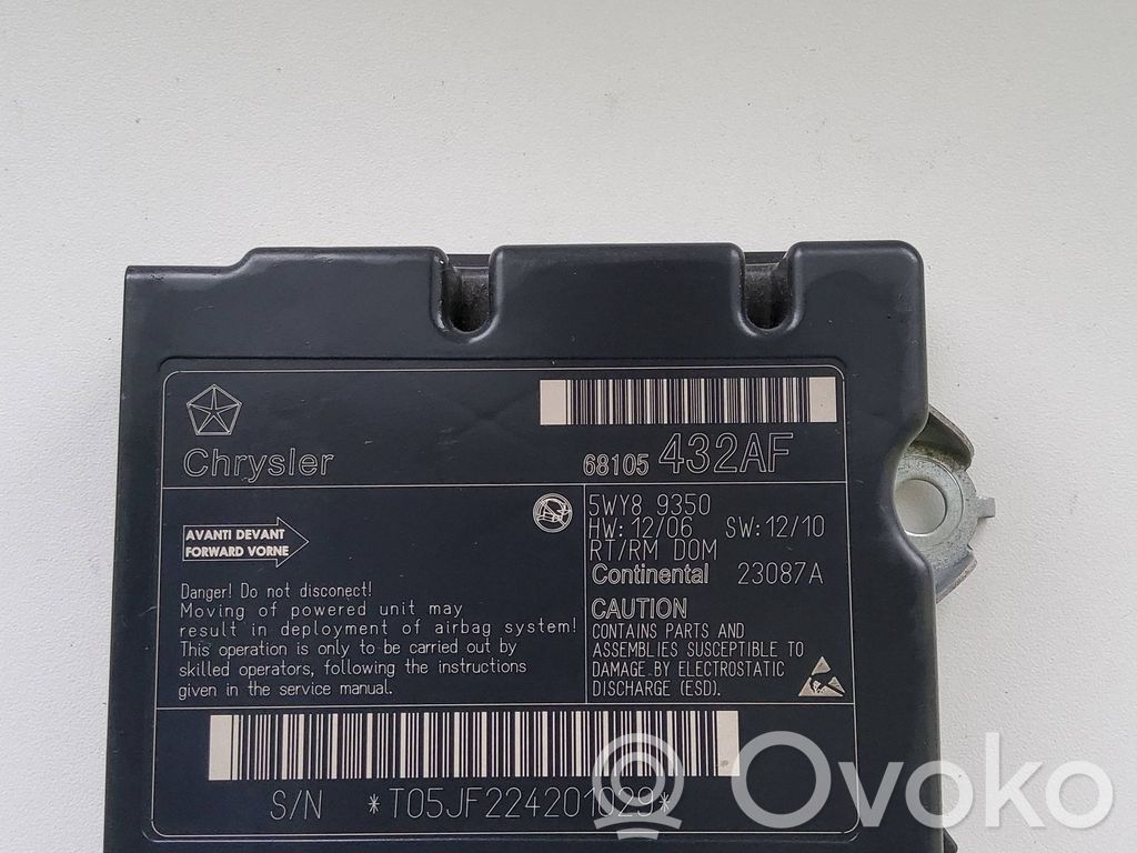 Chrysler Town & Country V Airbag control unit/module 