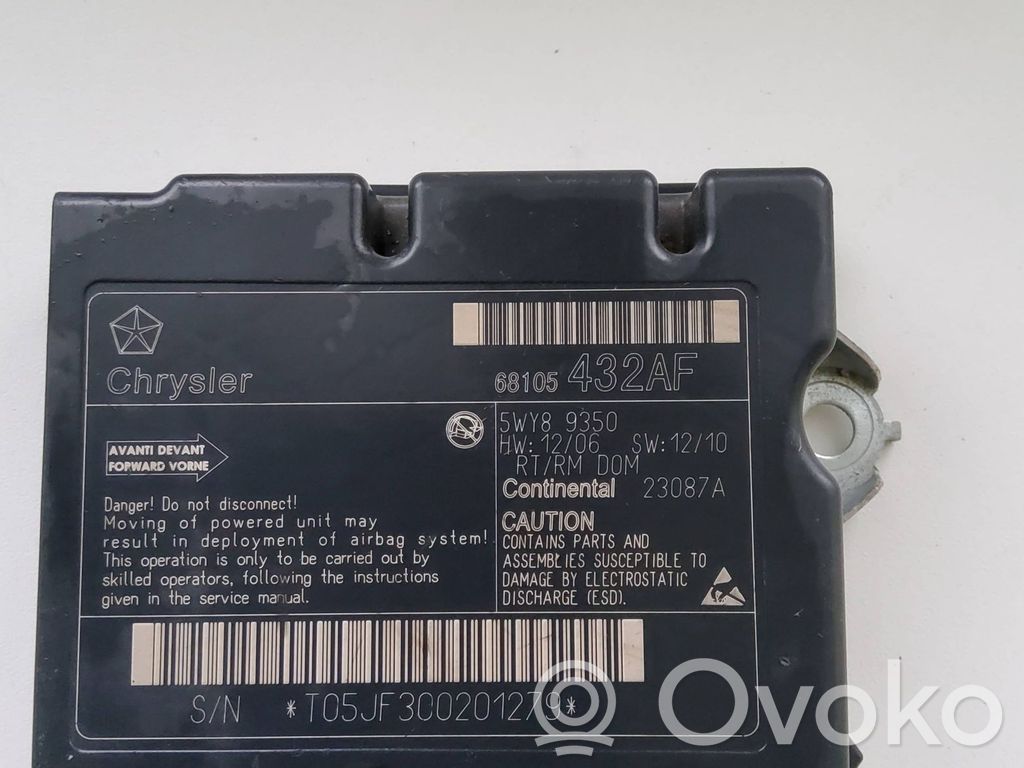 Chrysler Town & Country V Airbag control unit/module 