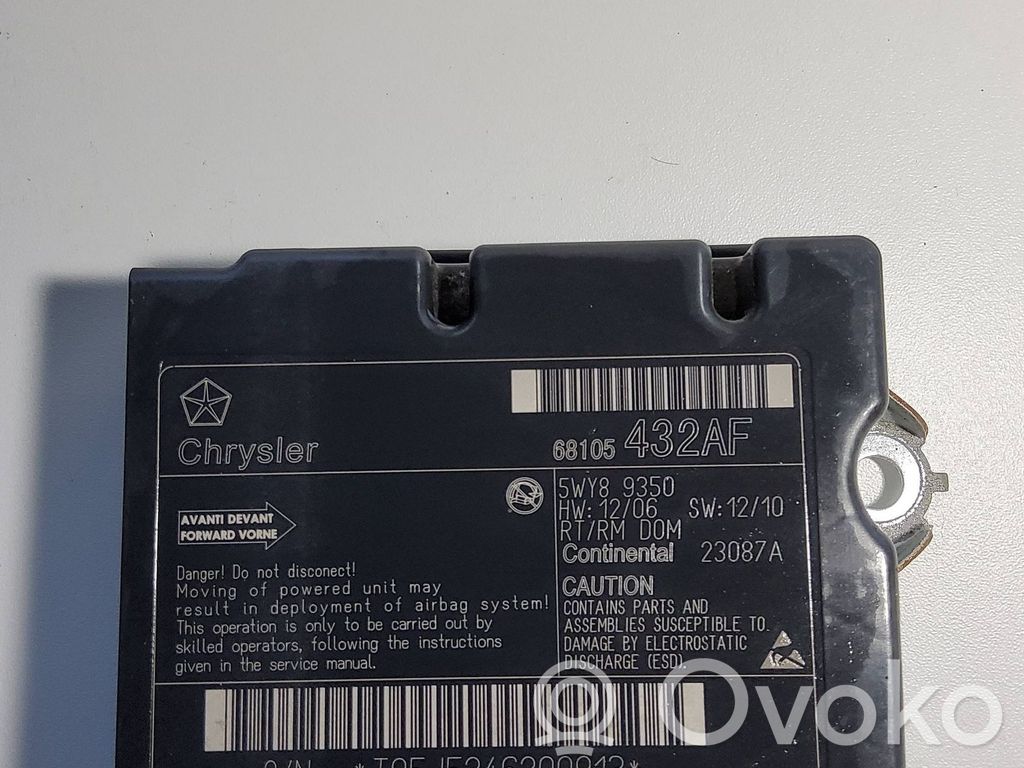 Dodge Grand Caravan Airbag control unit/module 