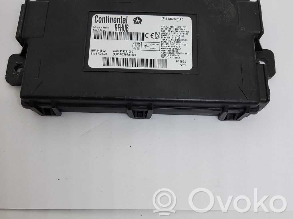 Dodge Charger Keyless (KESSY) go control unit/module 