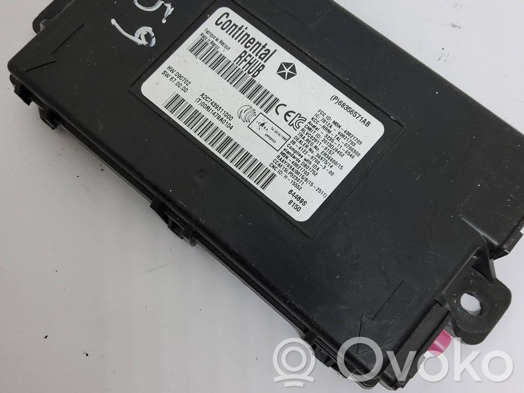 Dodge Challenger Keyless (KESSY) go control unit/module 