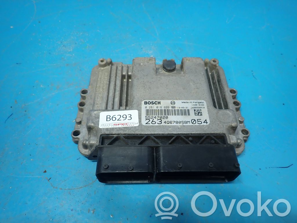 Opel Combo D Unidad de control/módulo del motor 