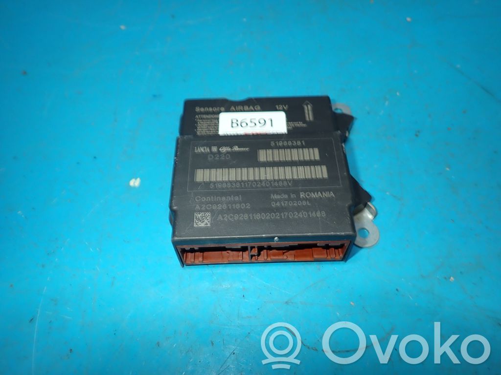 Fiat 500L Unitate/modul de comandă airbaguri 
