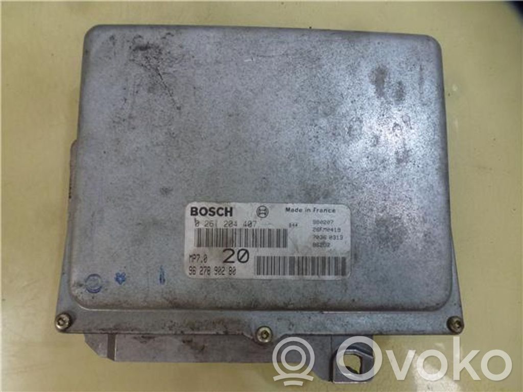 Engine control unit/module ECU   261204407,9627890280