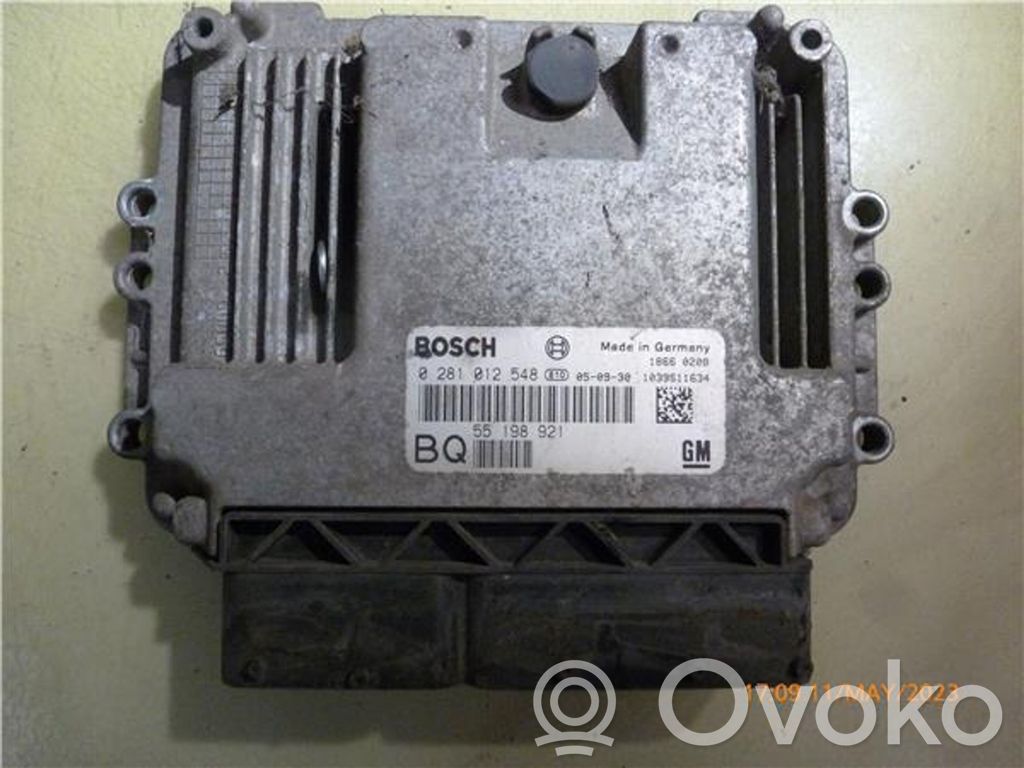 Opel Astra H Komputer / Sterownik ECU silnika 