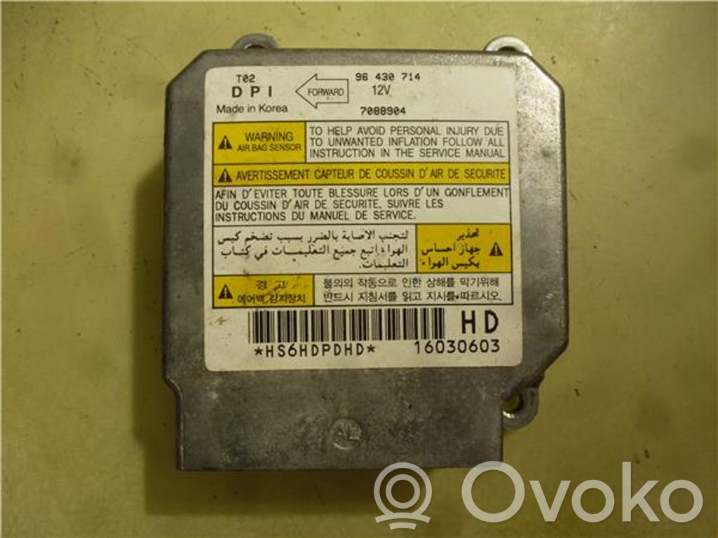 Chevrolet Kalos Centralina/modulo airbag 