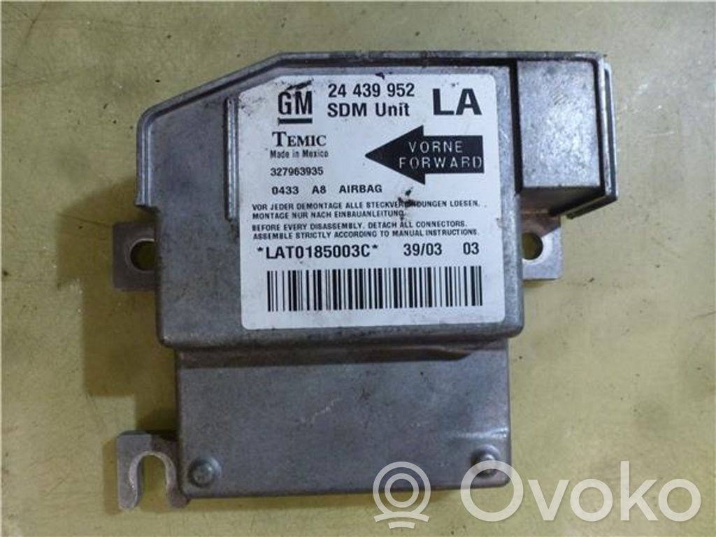Airbag control unit/module   24439952