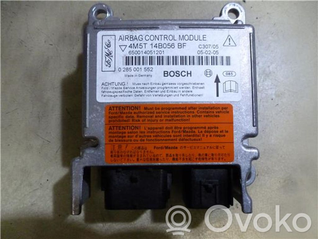Airbag control unit/module   4M5T14B056BF,285001552